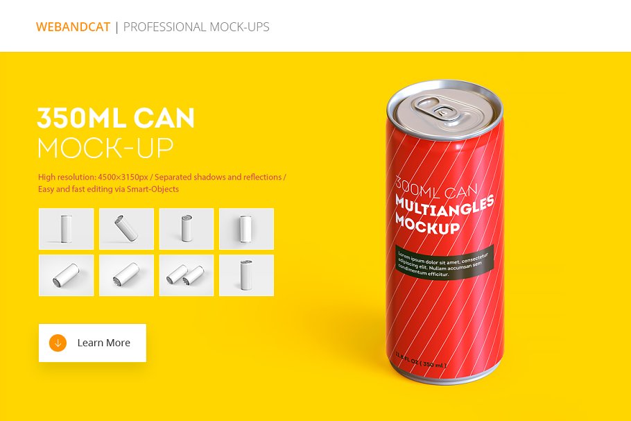 Download Energy Drink Can Mock-up