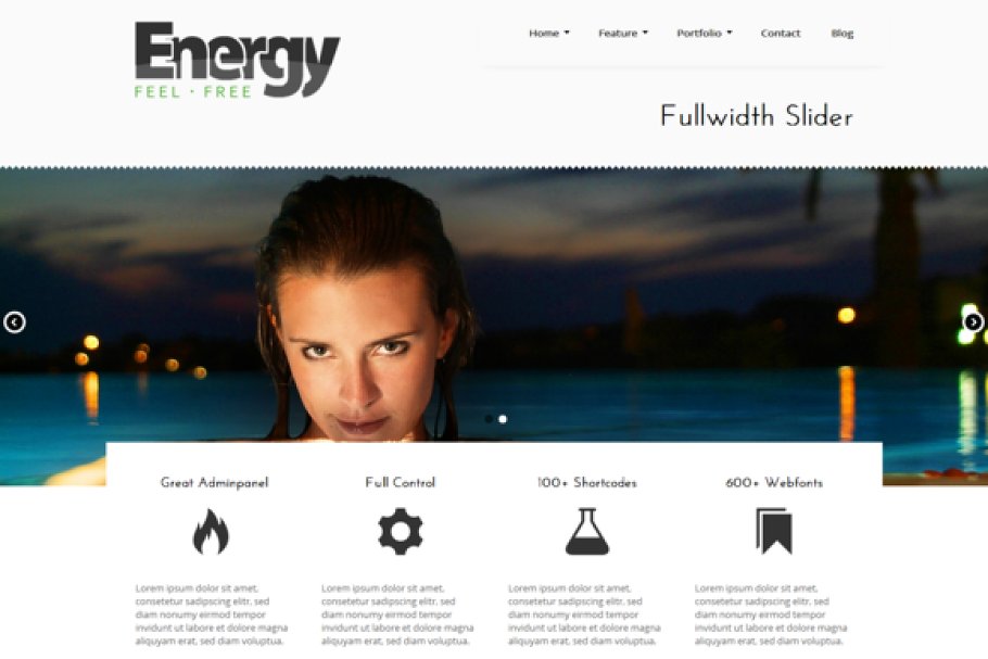 Download Energy - WordPress Business Theme