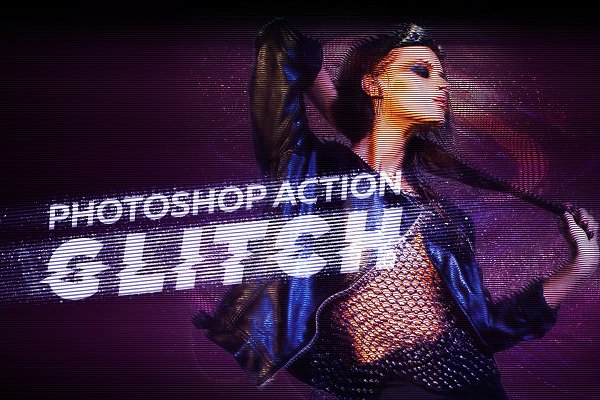 Download Glitch Effect - Photoshop Action