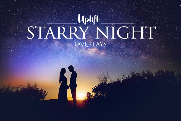 Download 50 Starry Night Overlays