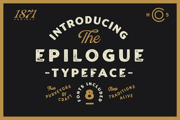 Download Epilogue - A Vintage Typeface