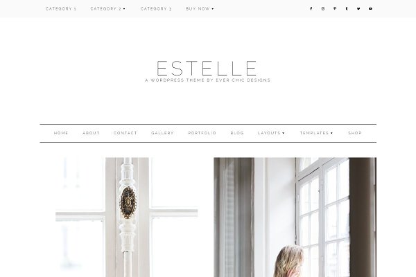 Download Estelle Feminine Wordpress Theme