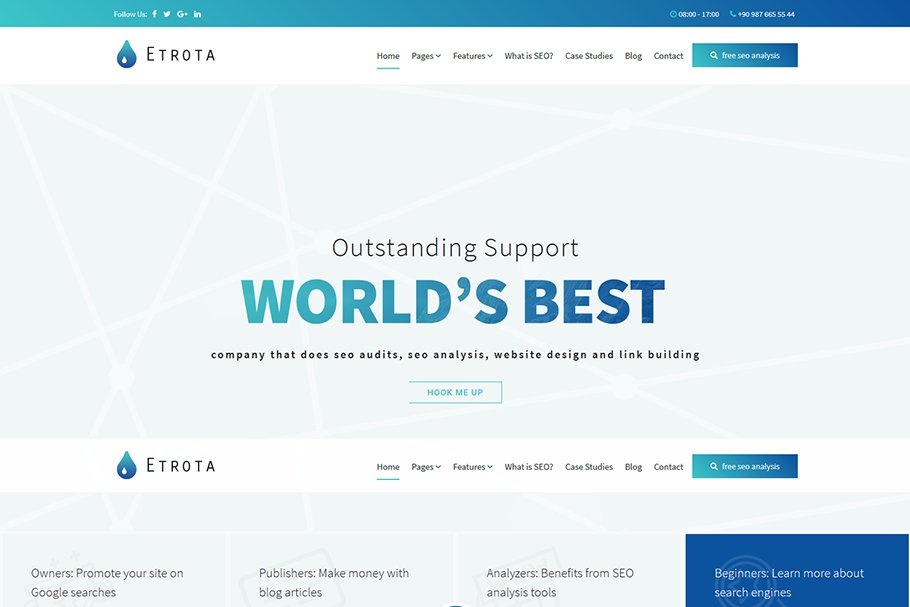 Download Etrota - SEO WordPress Theme