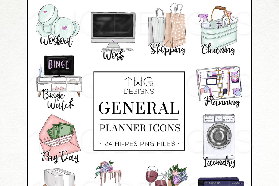 Download To Do Planner Task Icons General