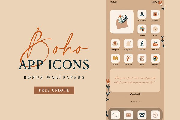 Download Boho App Icons | IOS 14