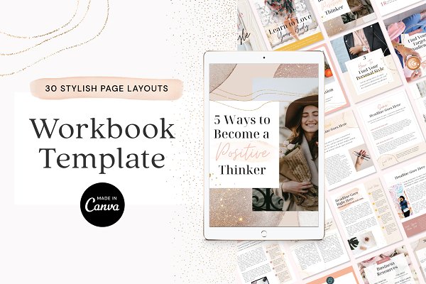 Download eBook Workbook Canva Template