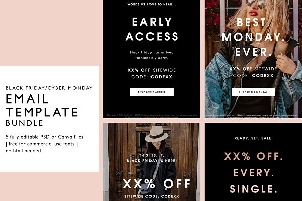 Download Black Friday Sale Email Templates