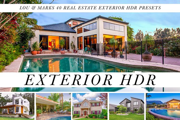 Download 40 Exterior Real Estate HDR Presets