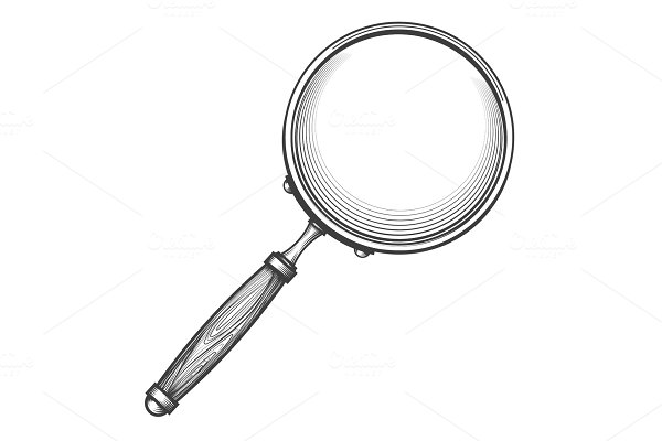 Download Engraving magnifier glass