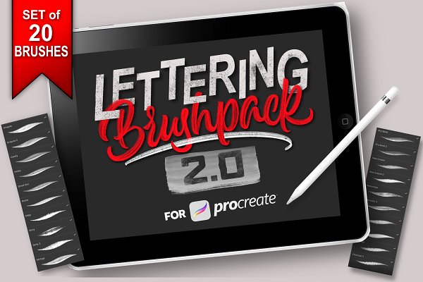Download Lettering Brush-Pack for Procreate
