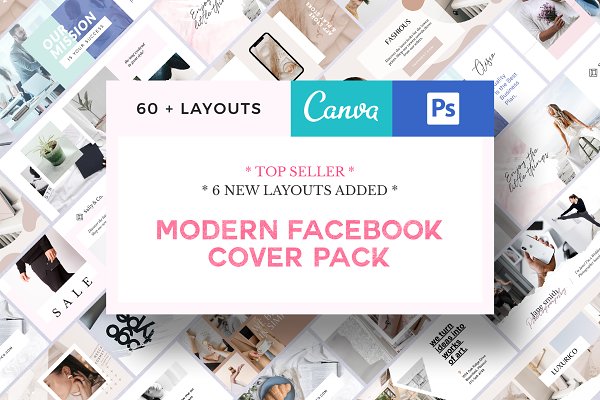 Download Modern Facebook Cover Pack - Canva