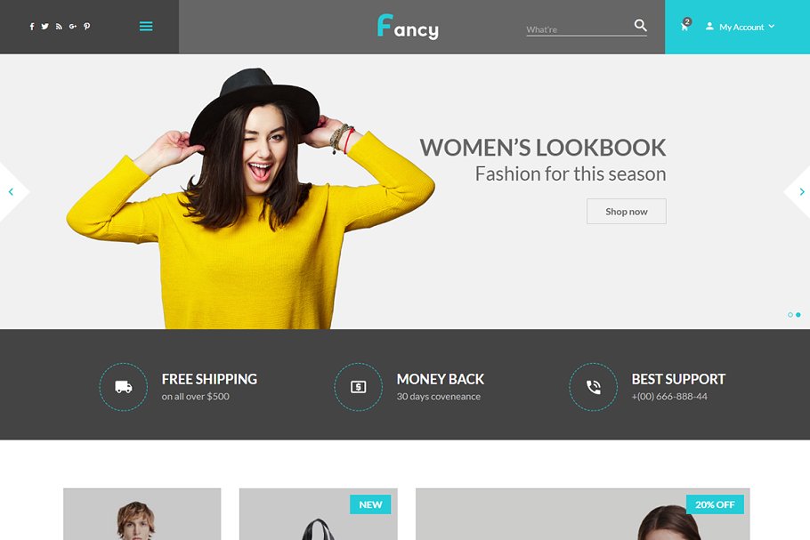 Download Fancy - eCommerce Fashion Template
