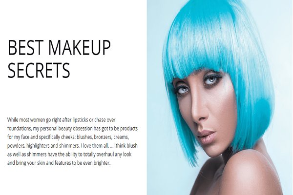 Download Fashion - Makeup Landing Page