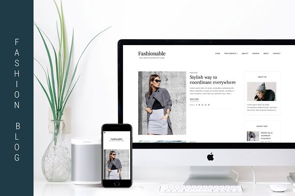 Download Fashionable - WordPress Blog Theme