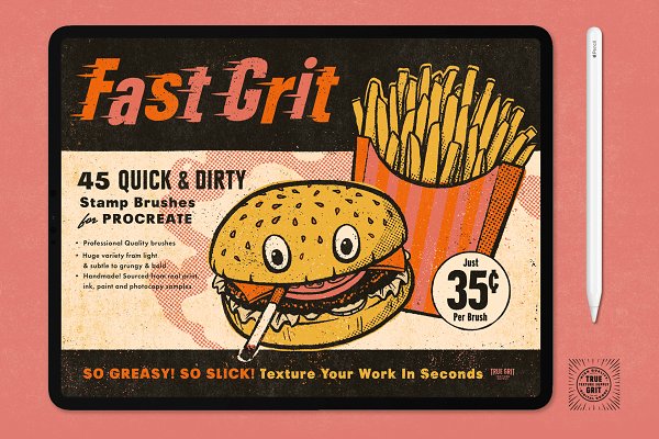 Download Fast Grit for Procreate