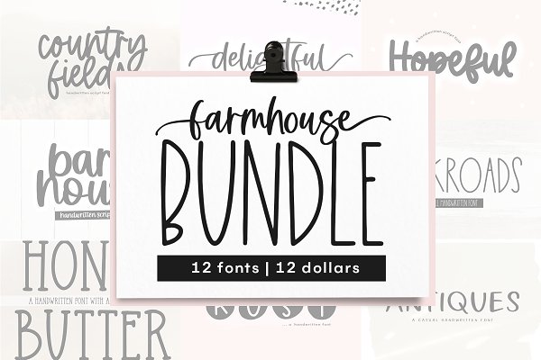 Download Farmhouse Font Bundle | Part Two
