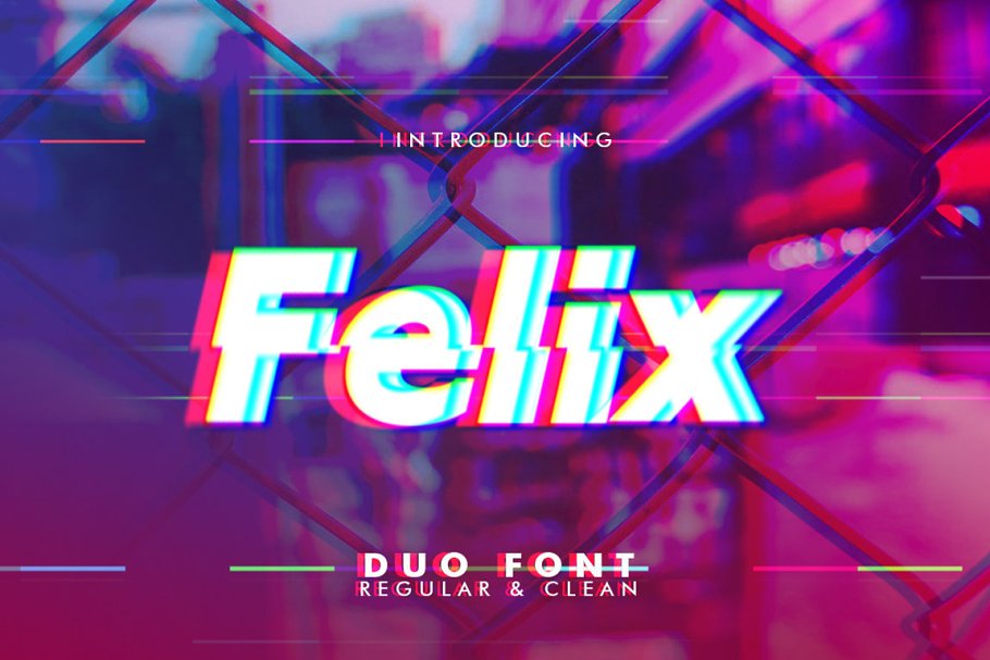 Download Felix Glitch Duo Font