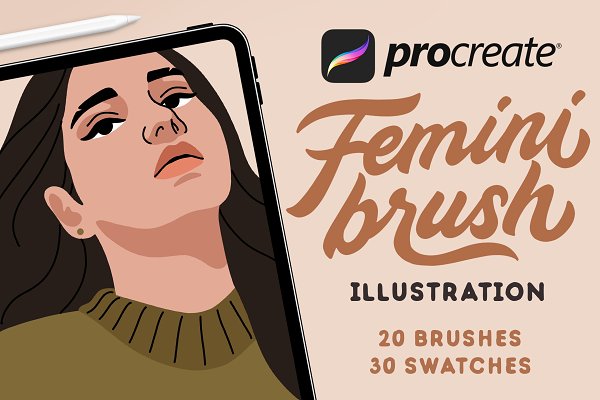 Download FeminiBrush - Procreate Brushes