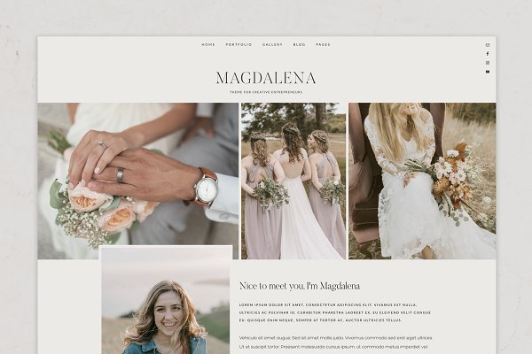Download Magdalena - Modern WordPress Theme