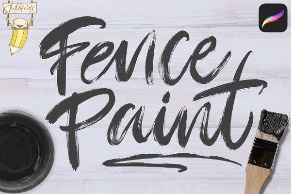 Download Fence Paint - Procreate Brush