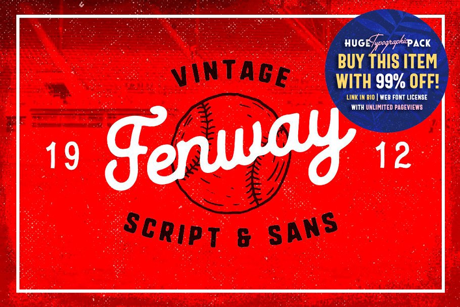 Download Fenway • Script & Sans + Bonus