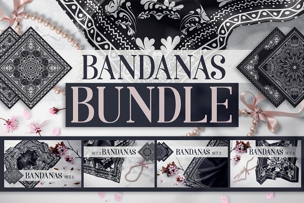 Download Bandanas Big Bundle of Illustrations