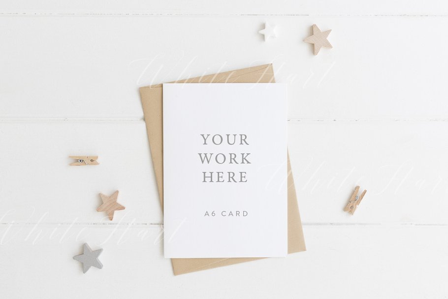 Download A6 card stationery mockup - Psd/Png