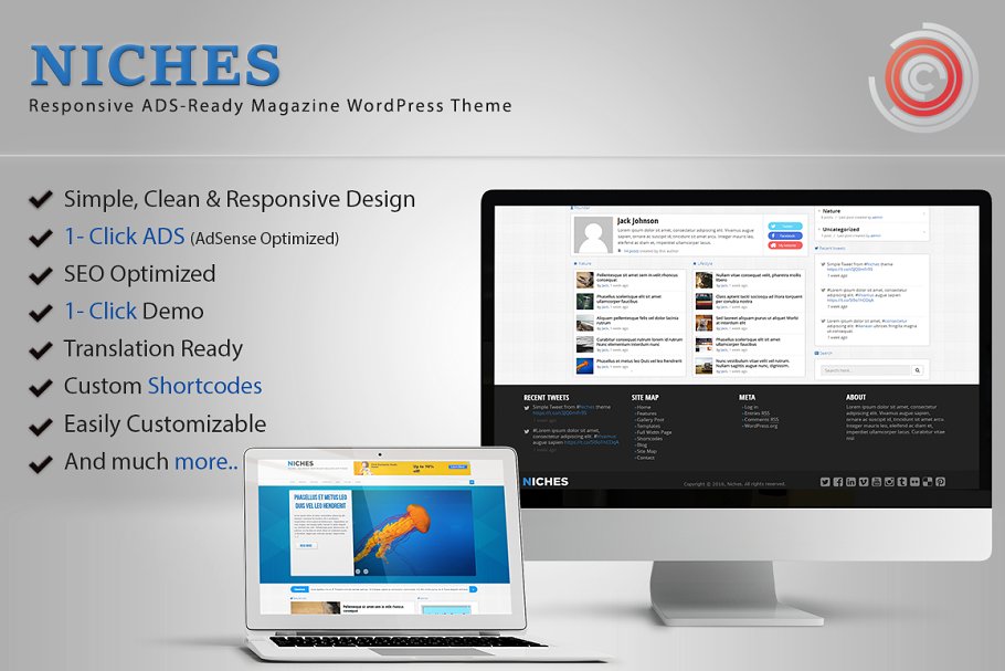Download Niches - ADS-Ready WordPress Theme