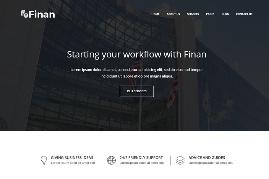 Download Finan -Finance And Business Template