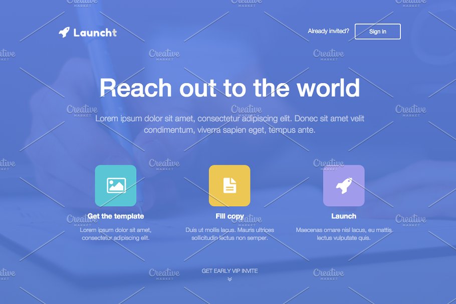 Download Launcht Landing Page
