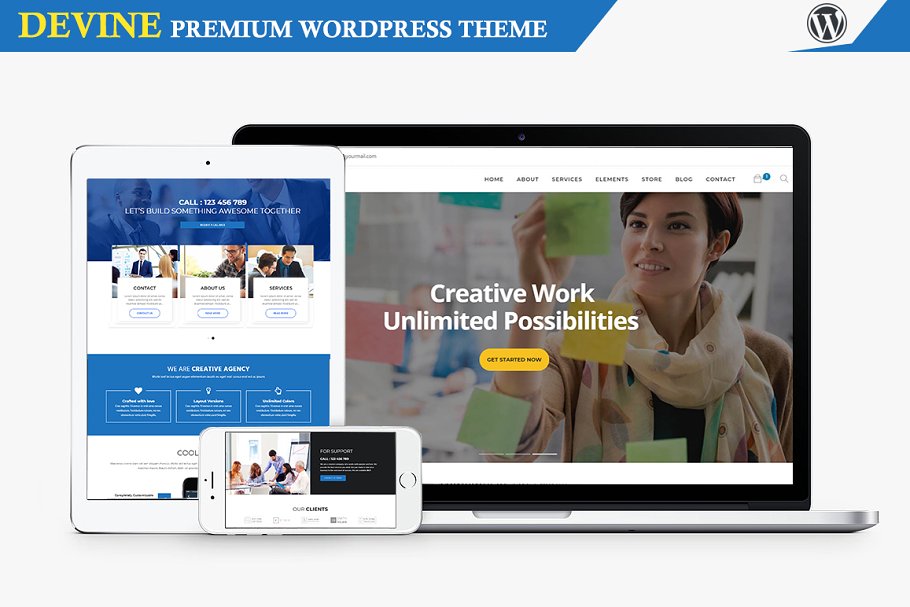 Download DEVINE Multipurpose Wordpress Theme