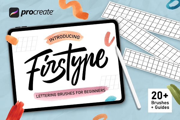 Download Firstype Procreate Lettering Brushes