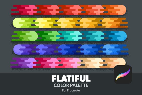 Download Flatiful- Procreate Color Palette