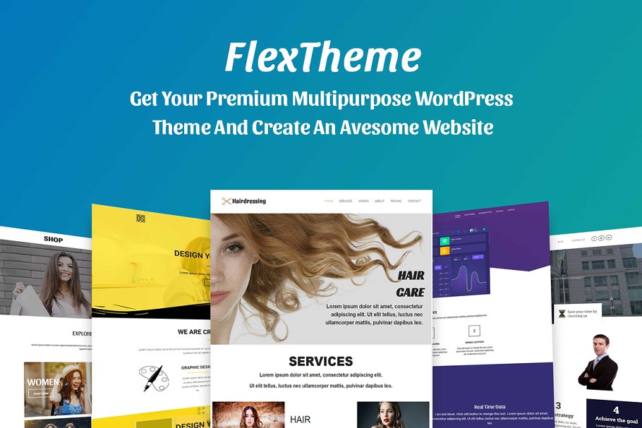 Download FlexTheme Multi-Purpose WP Theme