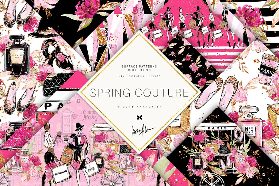 Download Spring Fashion Floral Patterns
