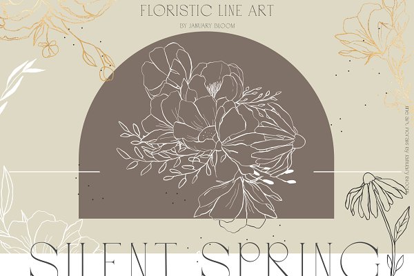 Download Floral Line Art & Botanical Clipart