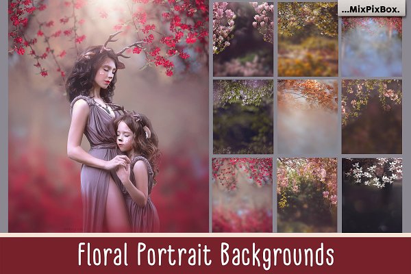 Download Floral Portrait Backgrounds