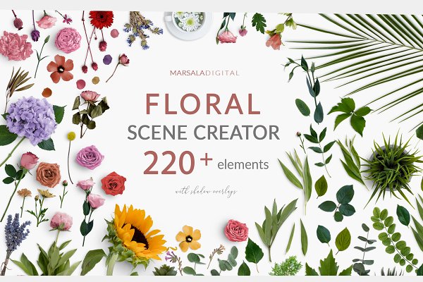 Download Floral and Greenery Scene Creator