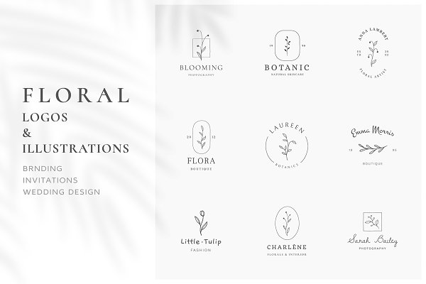 Download Floral Logos & Illustrations