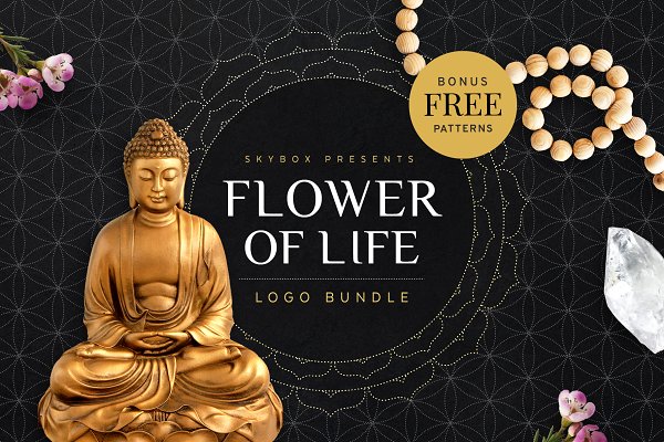 Download Flower of Life Vector Logo Bundle
