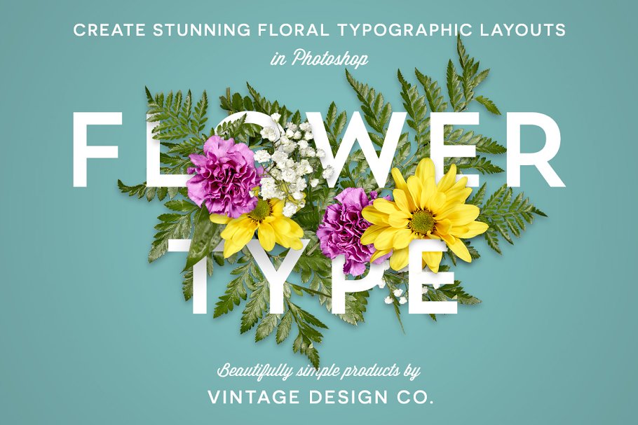 Download FlowerType for Photoshop