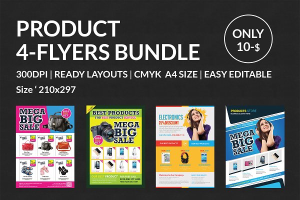 Download Product Promotion Flyer Bundle