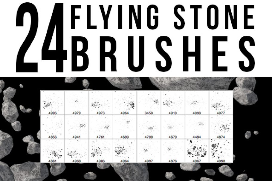 Download 24 Flying Stone Brushes