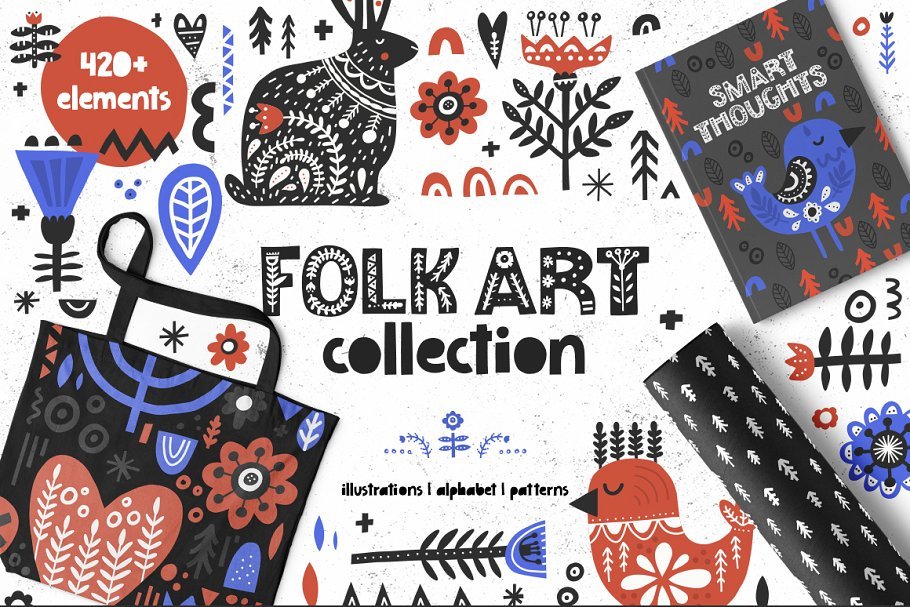Download Folk Art Graphic Collection