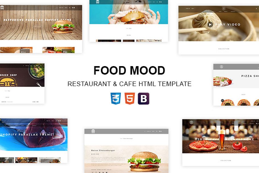 Download Food Mood - eCommerce HTML Template