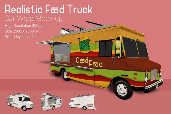 Download Food Truck Mock-Up