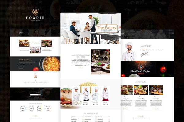 Download Foodie - Restaurant WP theme