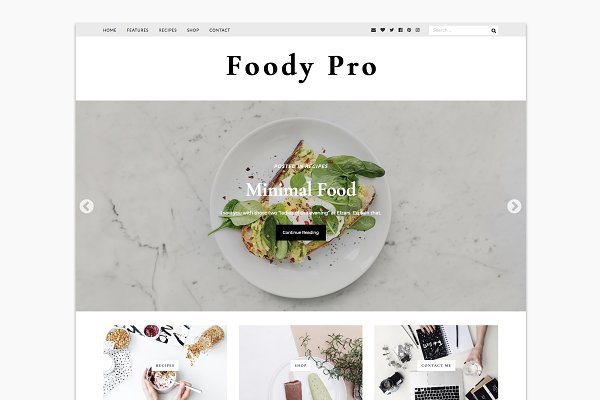 Download Foody Pro - WordPress Food Blogger