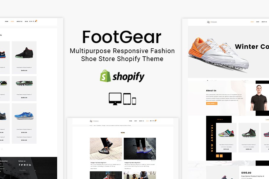 Download Footgear Shoe Store Shopify Theme