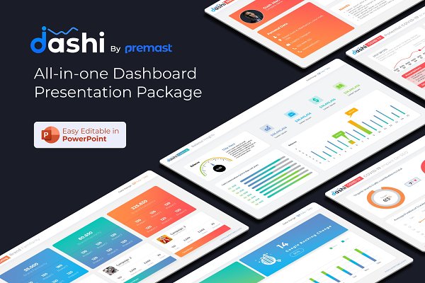 Download dashi- dashboard PowerPoint template